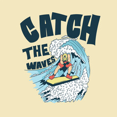 a man wearing boxing gloves while surfing