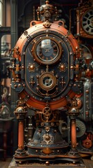 Steampunk Clock: A Timepiece of Intricate Design