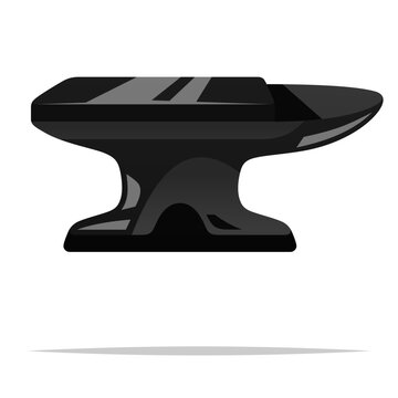 recommend clip art: Blacksmith anvil vector isolated illustration