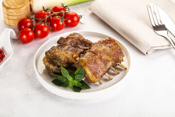 Roasted Lamb ribs with spices