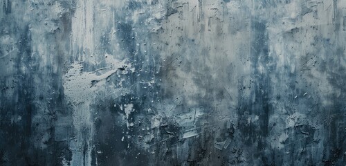 Obraz premium Abstract Blue and Gray Painting Art Background