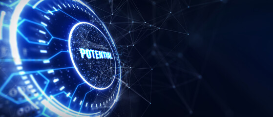 Personal and career growth. Potential and motivation concepts. 3d illustration