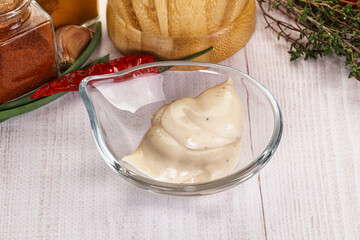 Burger sauce in the bowl