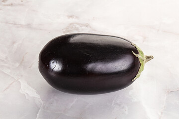 Ripe tasty natural organic eggplant