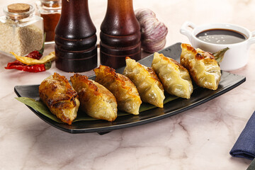 Fried Japanese stuffed dumplings - Gyoza