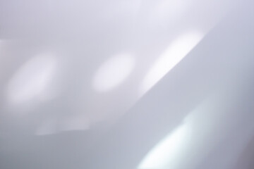 Abstract shadow drop on white wall background overlay mockup effect