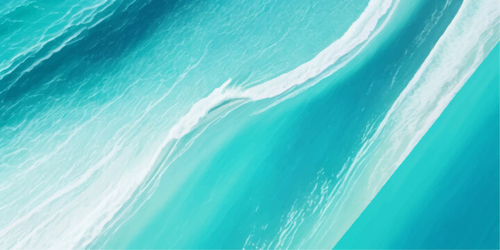 abstract deep blue and green abstract water color ocean wave texture background. Banner Graphic Resource as background for ocean wave and water wave abstract graphics	