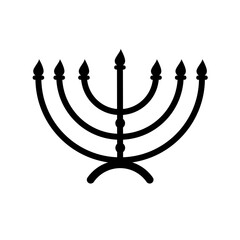 Menorah, Judaism -  vector icon