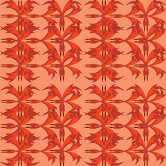 Ikat ethnic tribal ,handmade native pattern motif. Ethnic ikat abstract background art.Ikat geometric  ethnic oriental seamless pattern.Design for fabric pattern , textile ,printing and other project.