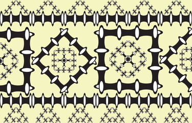 Ikat ethnic tribal ,handmade native pattern motif. Ethnic ikat abstract background art.Ikat geometric  ethnic oriental seamless pattern.Design for fabric pattern , textile ,printing and other project.