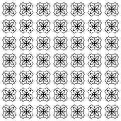 black and white icons set