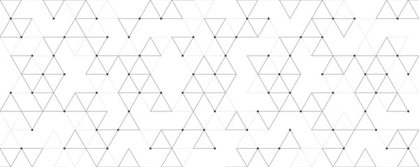 Abstract vector background with a seamless geometric pattern of simple triangle shapes. Stylish vector texture