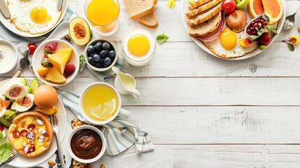 A serene spa setting with an aromatic theme featuring face creams incense and essential oils arranged on a white wooden table with room for additional image