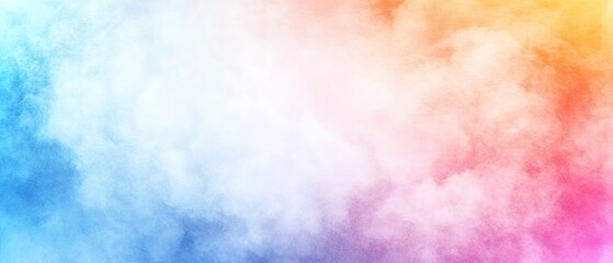 Abstract Watercolor Style Background with Soft Blending Colors