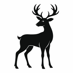 deer silhouette vector