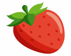 strawberry on a white background