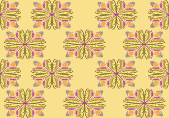 seamless damask flora pattern design for fabric curtain wallpaper mattresses carpet floor bed sheet bloster pillow blanket ceramic tile ornament tablecloth