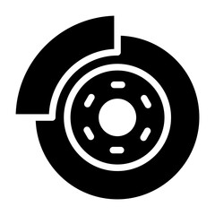 Brake Vector Design Icon Style