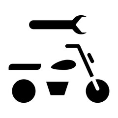 Motorcycle Repair Vector Design Icon Style