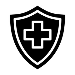 Obraz premium Medical Insurance Vector Design Icon Style