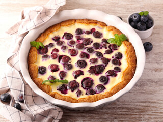 Nordic blueberry tart