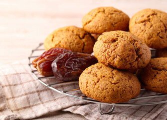 Homemade date cookies
