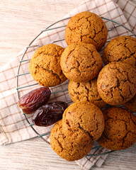 Homemade date cookies