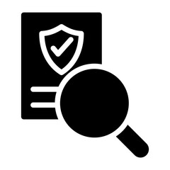 Insurance Investigation Vector Design Icon Style