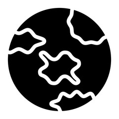 World Map Vector Design Icon Style