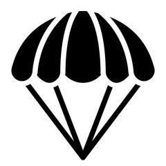 Skydiving Vector Design Icon Style