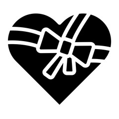 Friendship Ribbon Vector Design Icon Style