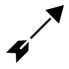 Shooting Arrow Vector Design Icon Style