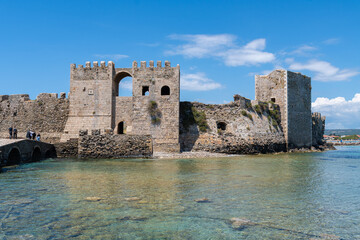 Castle of Methoni, medieval fortification in the port town of Methoni, Messenia