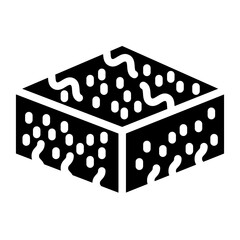 Baklava Vector Design Icon Style