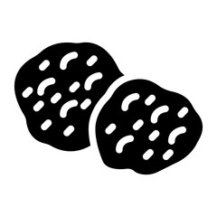 Cream Puff Vector Design Icon Style