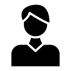 Head and Shoulders Vector Design Icon Style