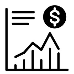 Economic Indicator Vector Design Icon Style