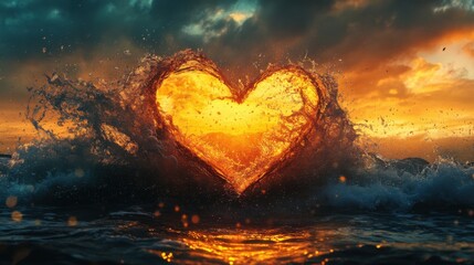 No matter the blockade, love will find a way to flow like water, carving its path.