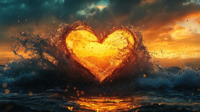 No matter the blockade, love will find a way to flow like water, carving its path.