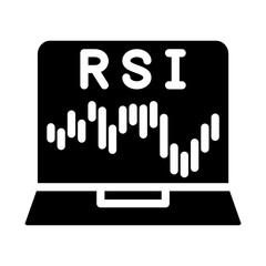 Relative Strength Index Vector Design Icon Style