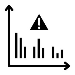 Liquidity Risk Vector Design Icon Style