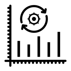 Market Moving Updates Vector Design Icon Style