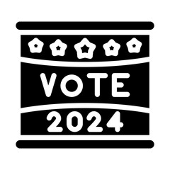 Election Sign Vector Design Icon Style
