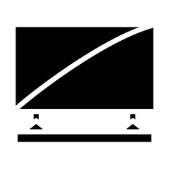 TV Screen Vector Design Icon Style