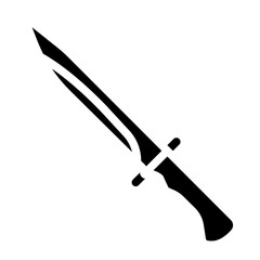 Bayonet Vector Design Icon Style