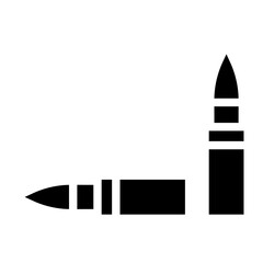 Ammunition Vector Design Icon Style