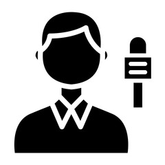 Correspondent Vector Design Icon Style