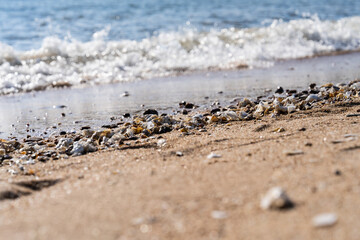 small surf on the beach