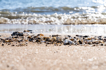 small surf on the beach