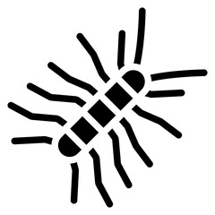 Centipede Bait Vector Design Icon Style